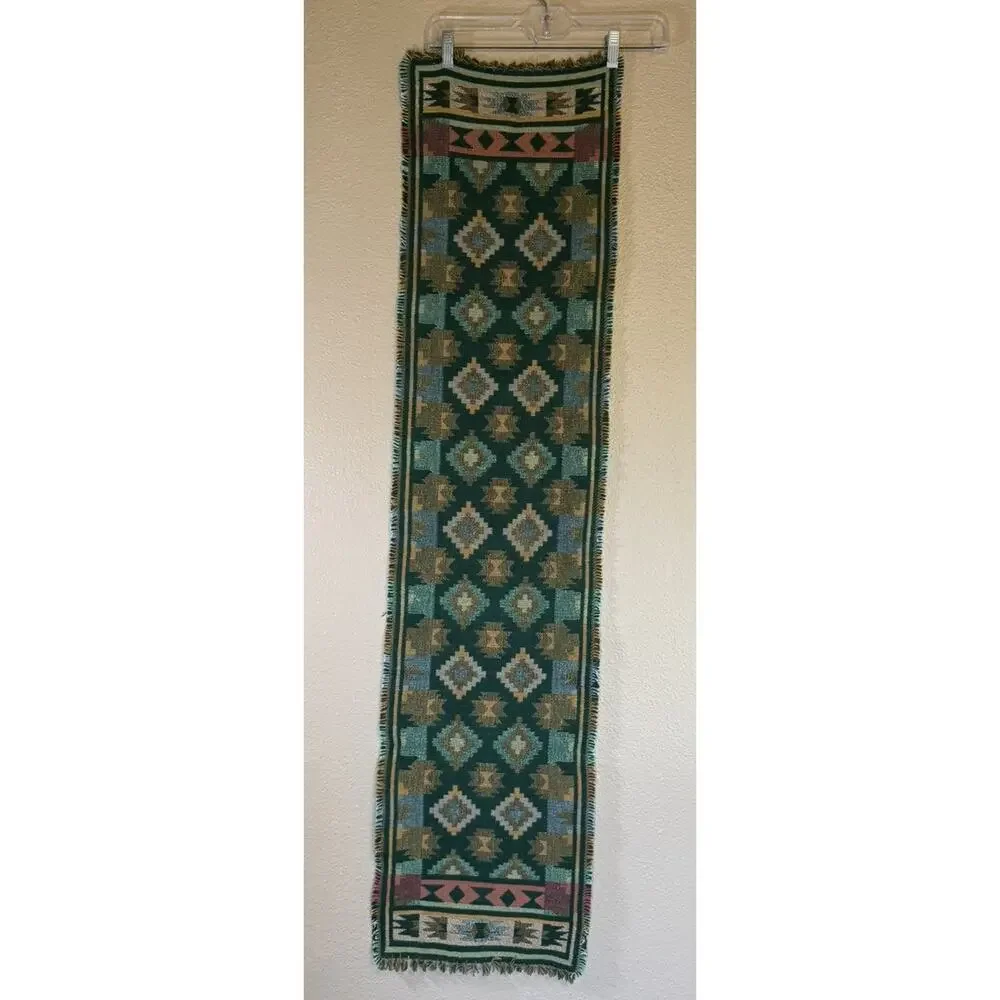 Southwestern Table Runner Multicolored Native American Rustic Aztec 13